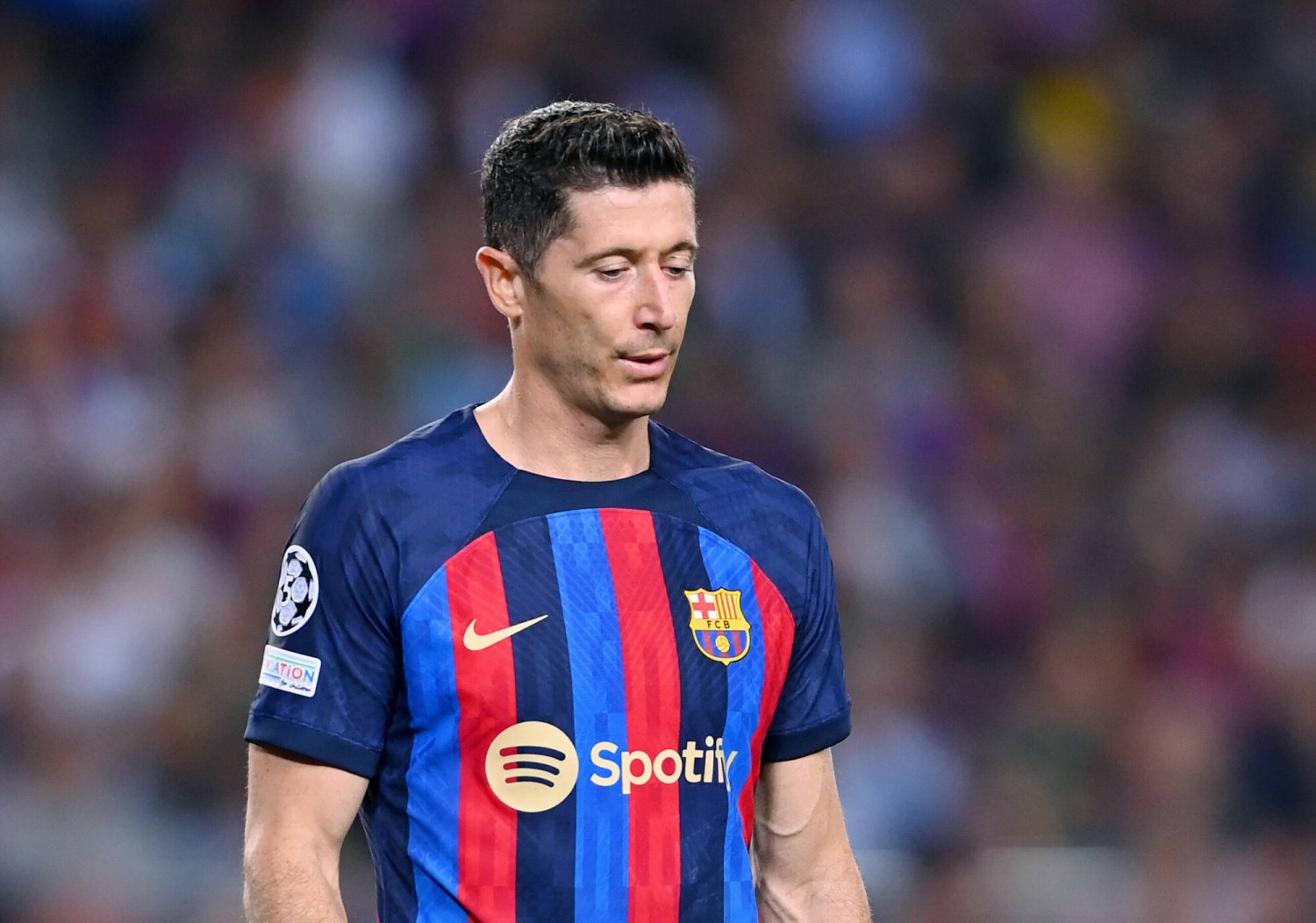 Liga Mistrzów niemal przez rok bez Roberta Lewandowskiego. Czarny sen się spełnił