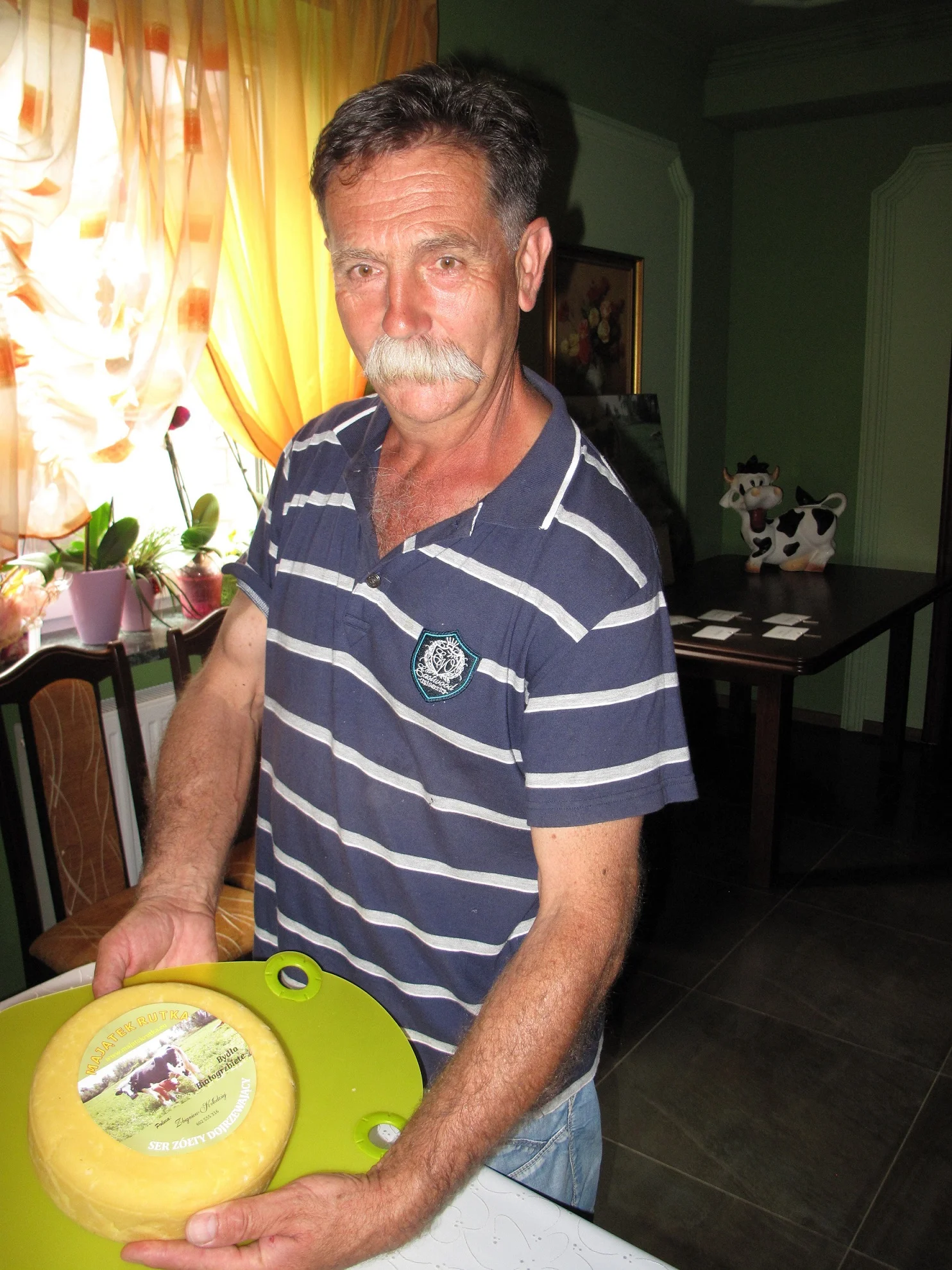 Zbigniew Kołodziej i jego ser