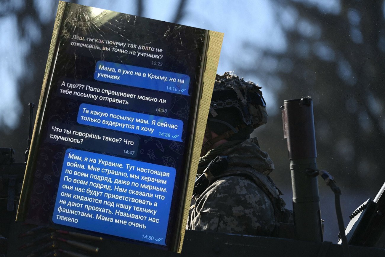 Serhij Kysłyca ujawnił treść SMS-ów z telefonu zabitego rosyjskiego żołnierza.