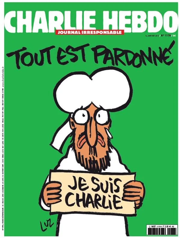 Okładka nowego numeru "Charlie Hebdo"
