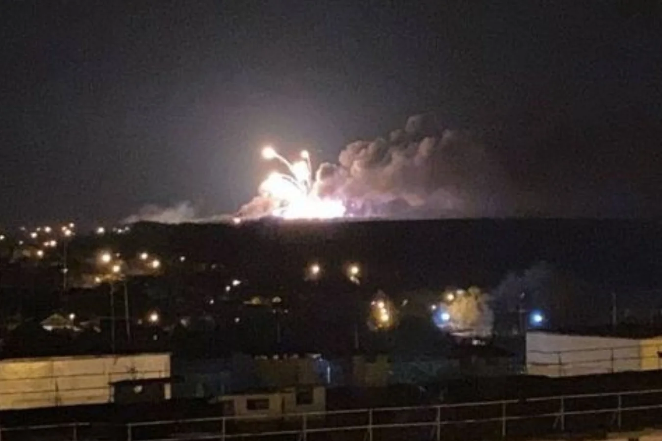Potężna eksplozja na terenie Rosji.