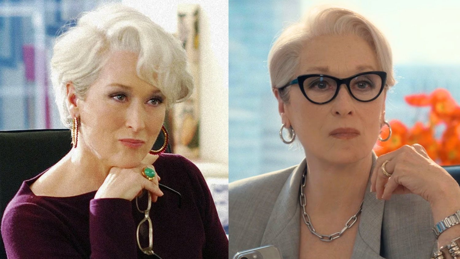 Meryl Streep w filmach "Diabeł ubiera się u Prady" i "Diabeł ubiera się u Prady 2"