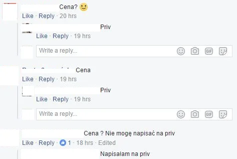 Cenę poznasz tylko "na privie".