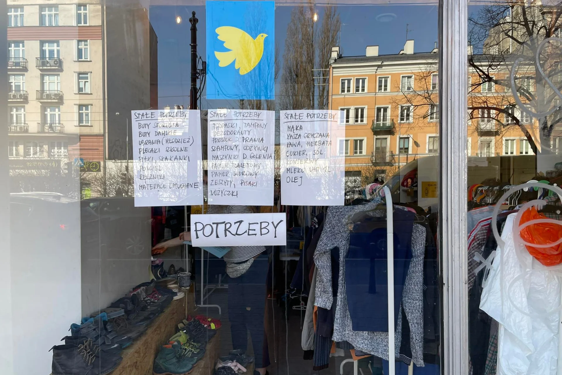 Witryna Centrum Pomocy Puławska 20