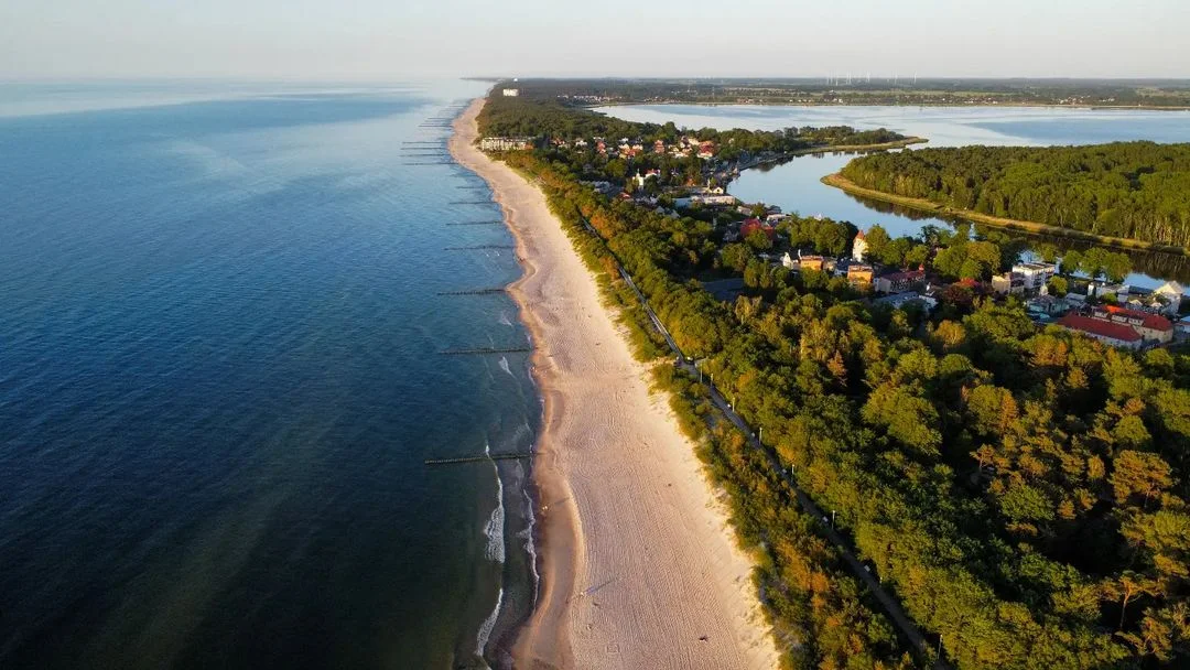 Plaża w Dziwnowie.
