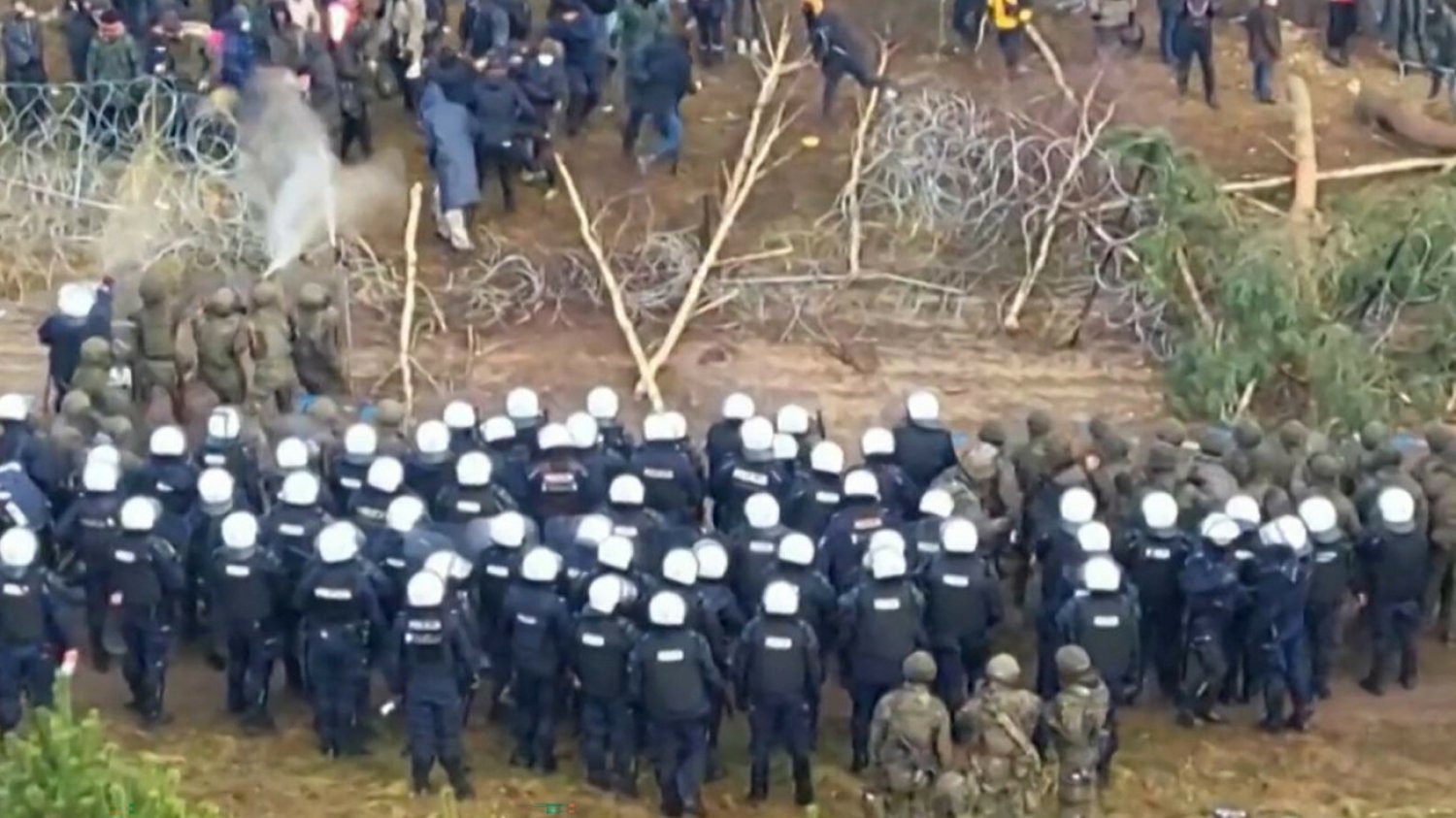 Sytuacja na granicy polsko-białoruskiej. Padły strzały