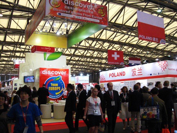 Polskie stoisko na targach SIAL w Chinach