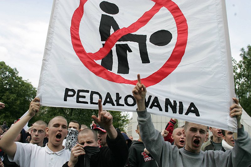 Kontrmanifestacja wobec Parady Równości w 2006 roku