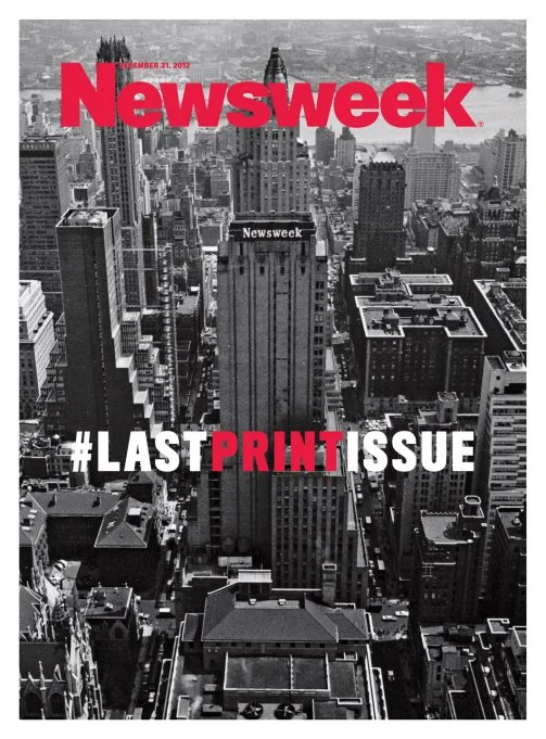 #LastPrintIssue rozpoczyna nową erę, w której prasa papierowa ustępuje mediom elektornicznym?