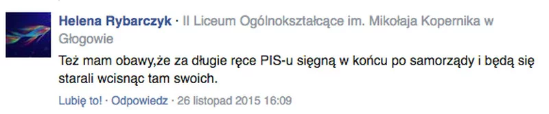 Komentarz pod tekstem: Biedroń apeluje o niemieszanie się polityków PiS w sprawy samorządów. "Ręce polityków precz od samorządów!"