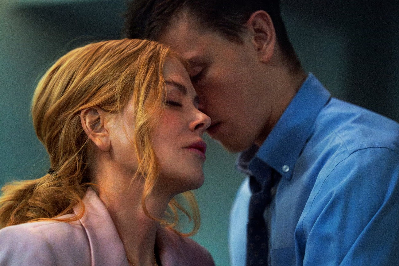 Nicole Kidman i Harris Dickinson w filmie "Babygirl"