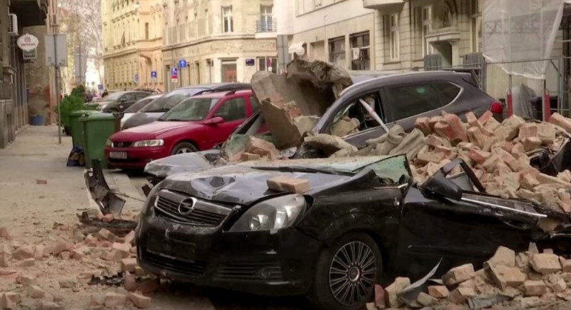 Największe od 140 lat trzęsienie ziemi nawiedziło Chorwację.