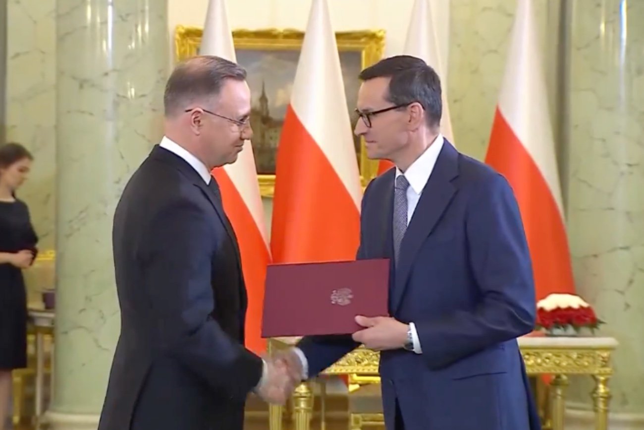 Andrzej Duda zaprzysiągł rząd Mateusza Morawieckiego