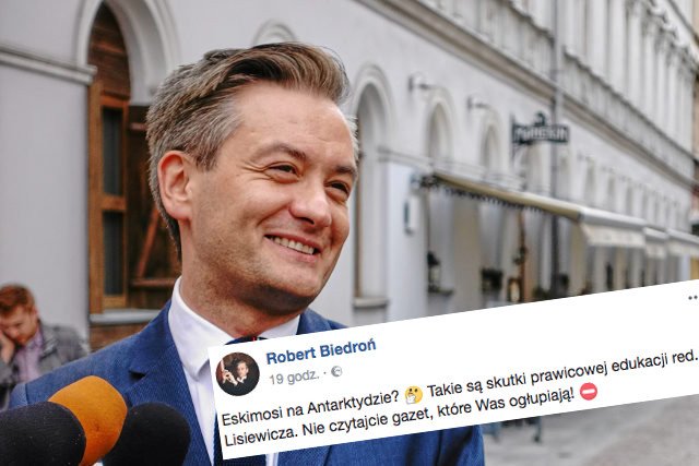 Robert Biedroń wytknął redaktorowi Lisiewiczowi niewiedzę.