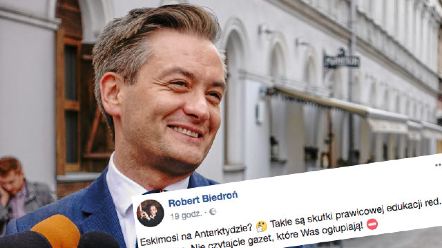 Robert Biedroń wytknął redaktorowi Lisiewiczowi niewiedzę.