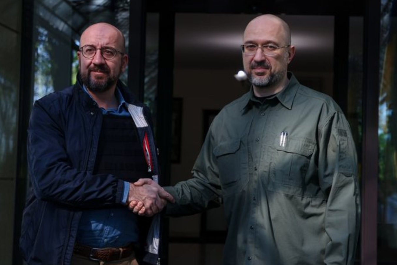 Szef RE i premier Ukrainy spotkali się w Kijowie.