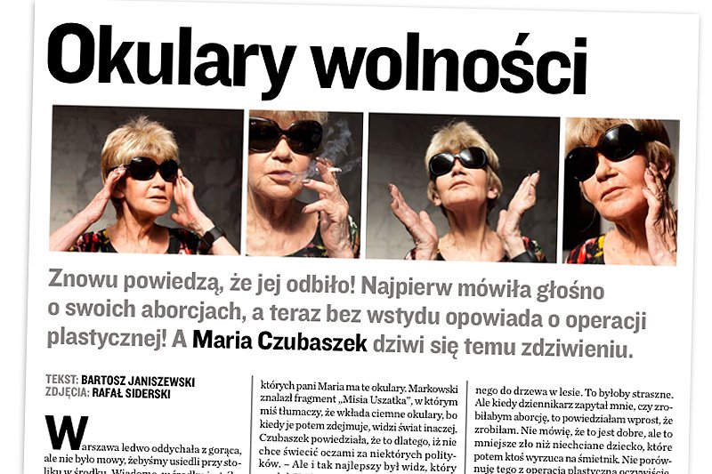 Maria Czubaszek otwarcie przyznała się do operacji plastycznej