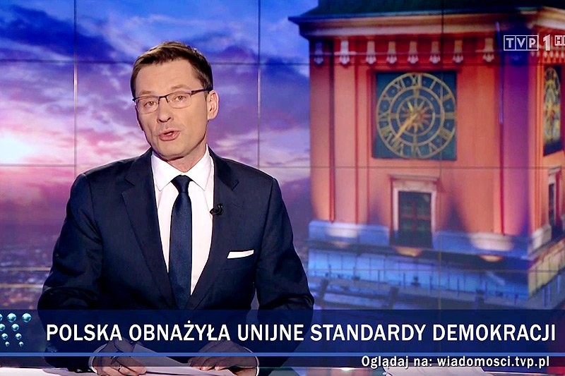 O tym, jak "Wiadomości" donosiły o reelekcji Donalda Tuska mówi się już nie tylko w Polsce.