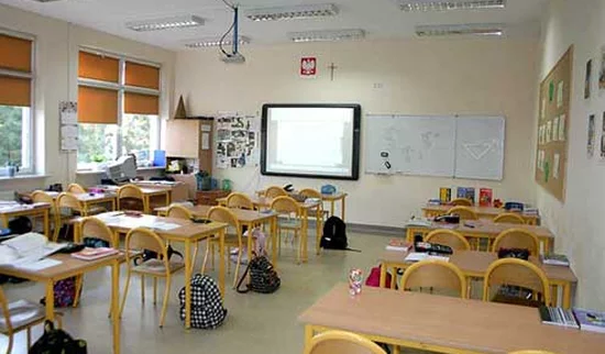 W każdej sali projektor