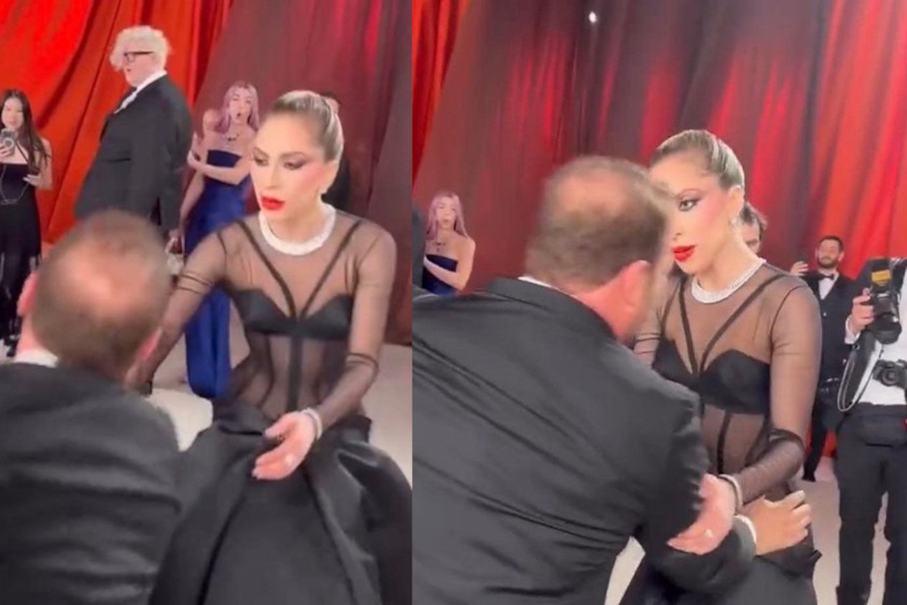 Lady Gaga ruszyła na pomoc fotoreporterowi.