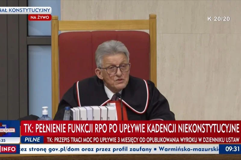Sędzia Stanisław Piotrowicz wyjaśnia orzeczenie TK ws. Rzecznika Praw Obywatelskich.