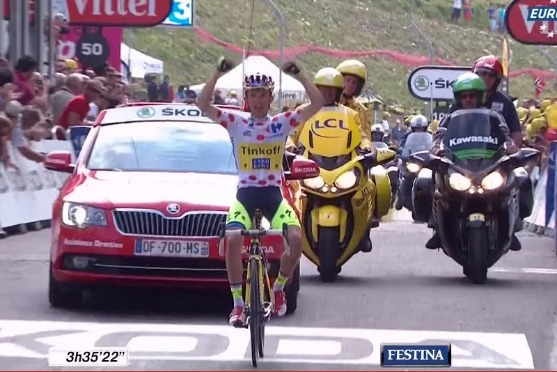 Rafał Majka zwyciężył w klasyfikacji górskiej tegorocznego Tour de France