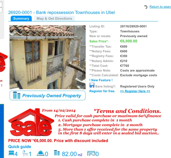 82 metrowy apartament za 7700 euro do kupienia w okolicach Walencji