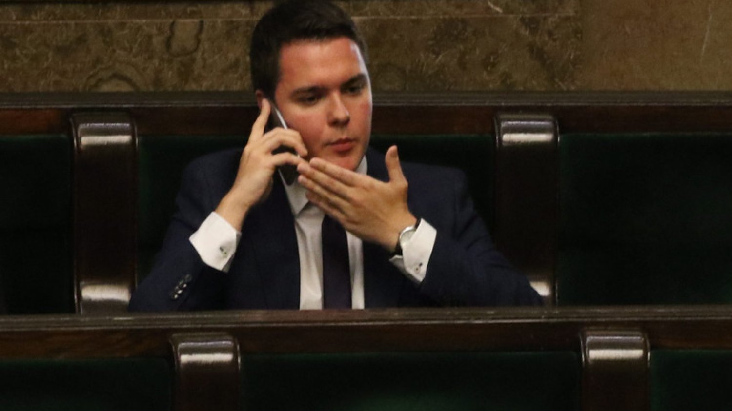 Łukasz Rzepecki to jeden z trzech posłów Prawa i Sprawiedliwości, którzy nie wzięli udziału w głosowaniu nad demolką Sądu Najwyższego..