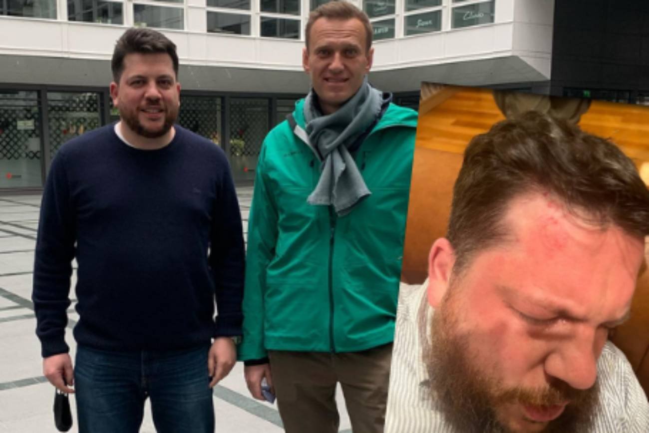 Atak młotkiem na współpracownika Nawalnego. Sprawcy na tym nie skończyli