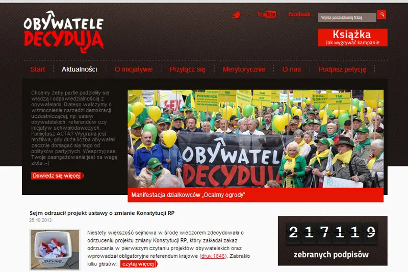 Facebook zablokował profil "Obywatele decydują", którzy patrzył władzy na ręce. Miał 41 tys. polubień