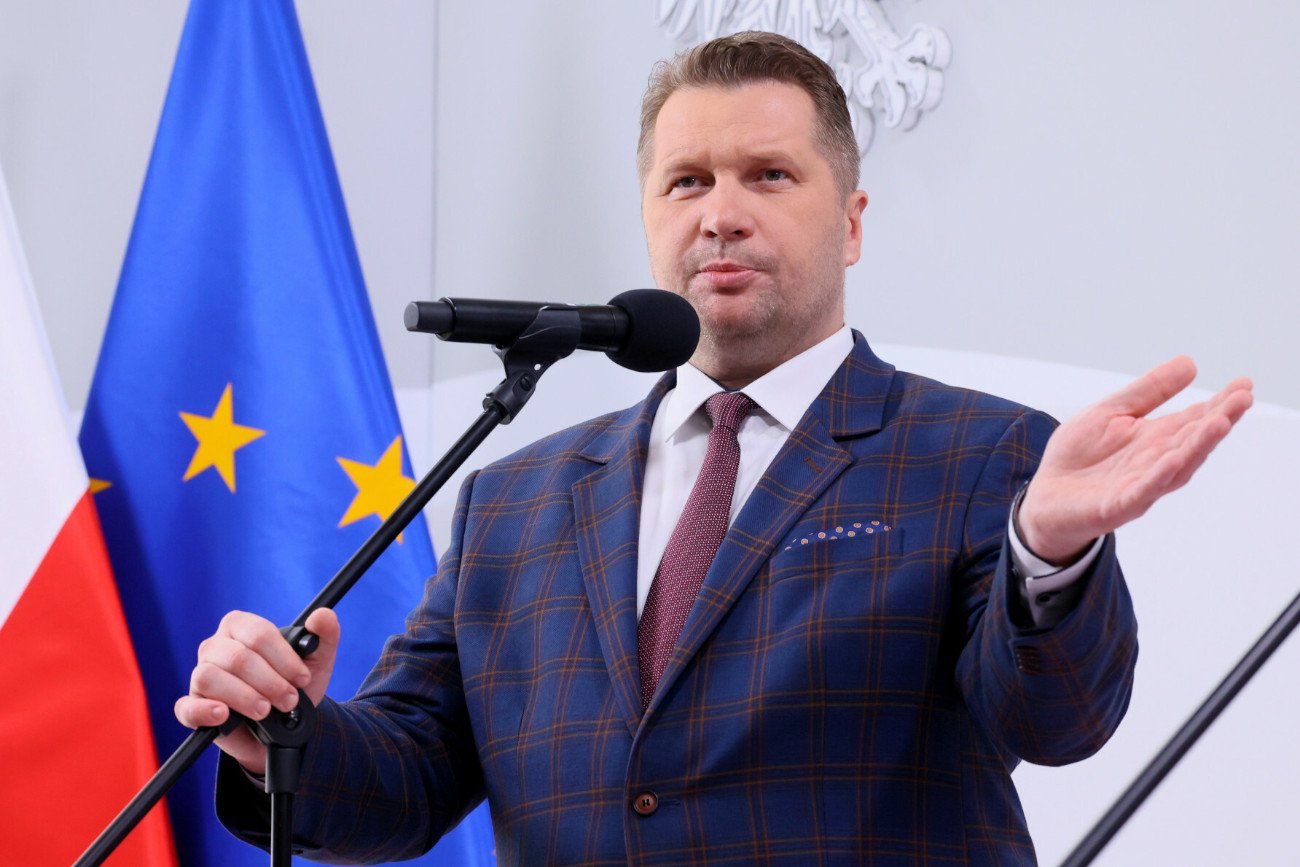 Minister edukacji Przemysław Czarnek