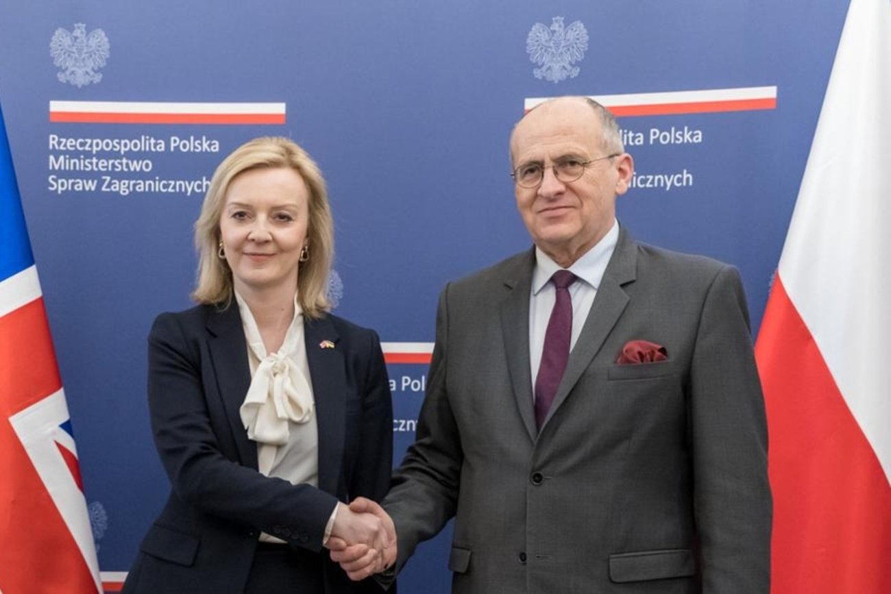 W kwestii wschodnich granic Liz Truss trzymała stanowisko Polski