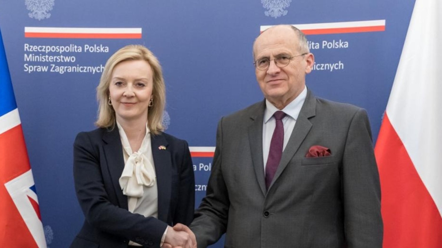 W kwestii wschodnich granic Liz Truss trzymała stanowisko Polski
