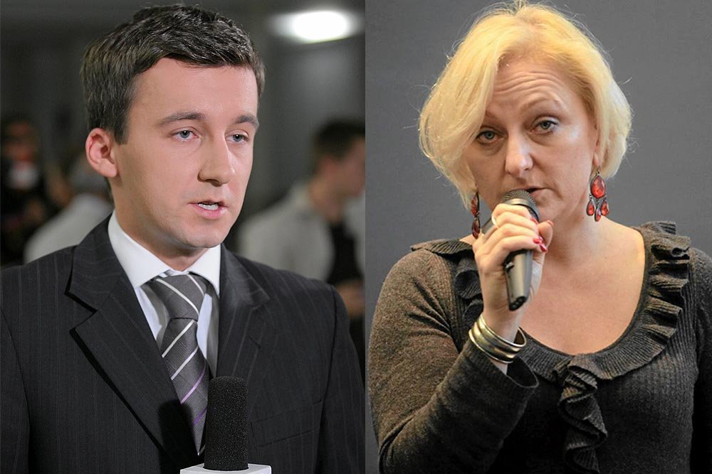 Krzysztof Skórzyński z Faktów TVN i była redaktor naczelna TOK FM Ewa Wanat