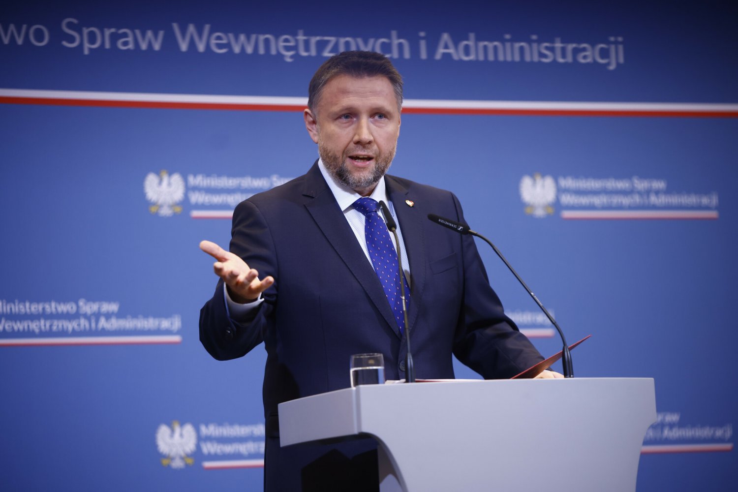 Szef MSWiA Marcin Kierwiński