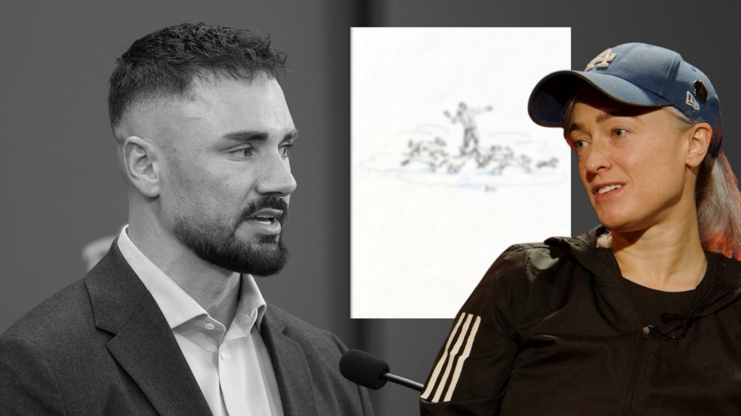 Matylda Damięcka wykonała poruszającą grafikę po śmierci Łukasza Litewki. Łukasz Litewka