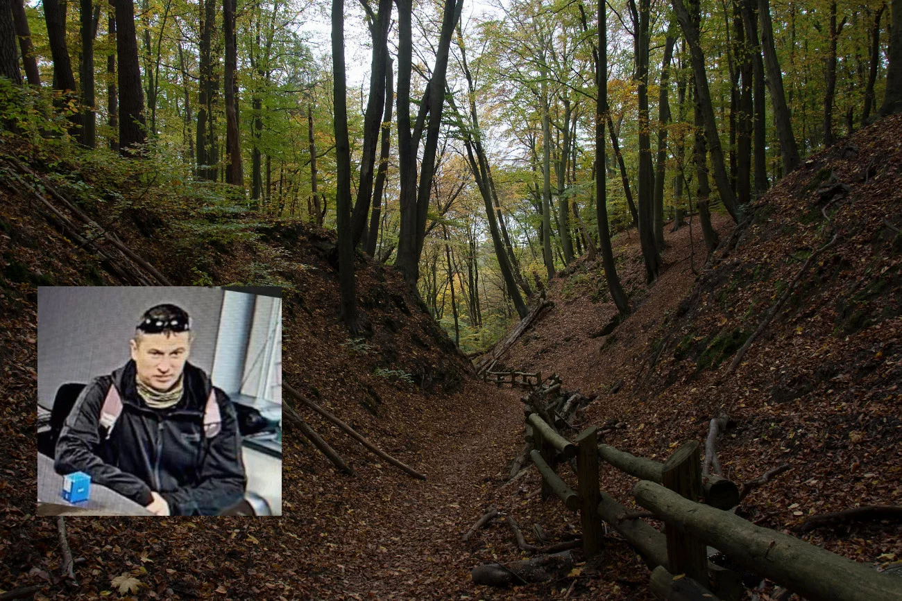 Grzegorz Borys poszukiwany jest na terenie Trójmiejskiego Parku Krajobrazowego.