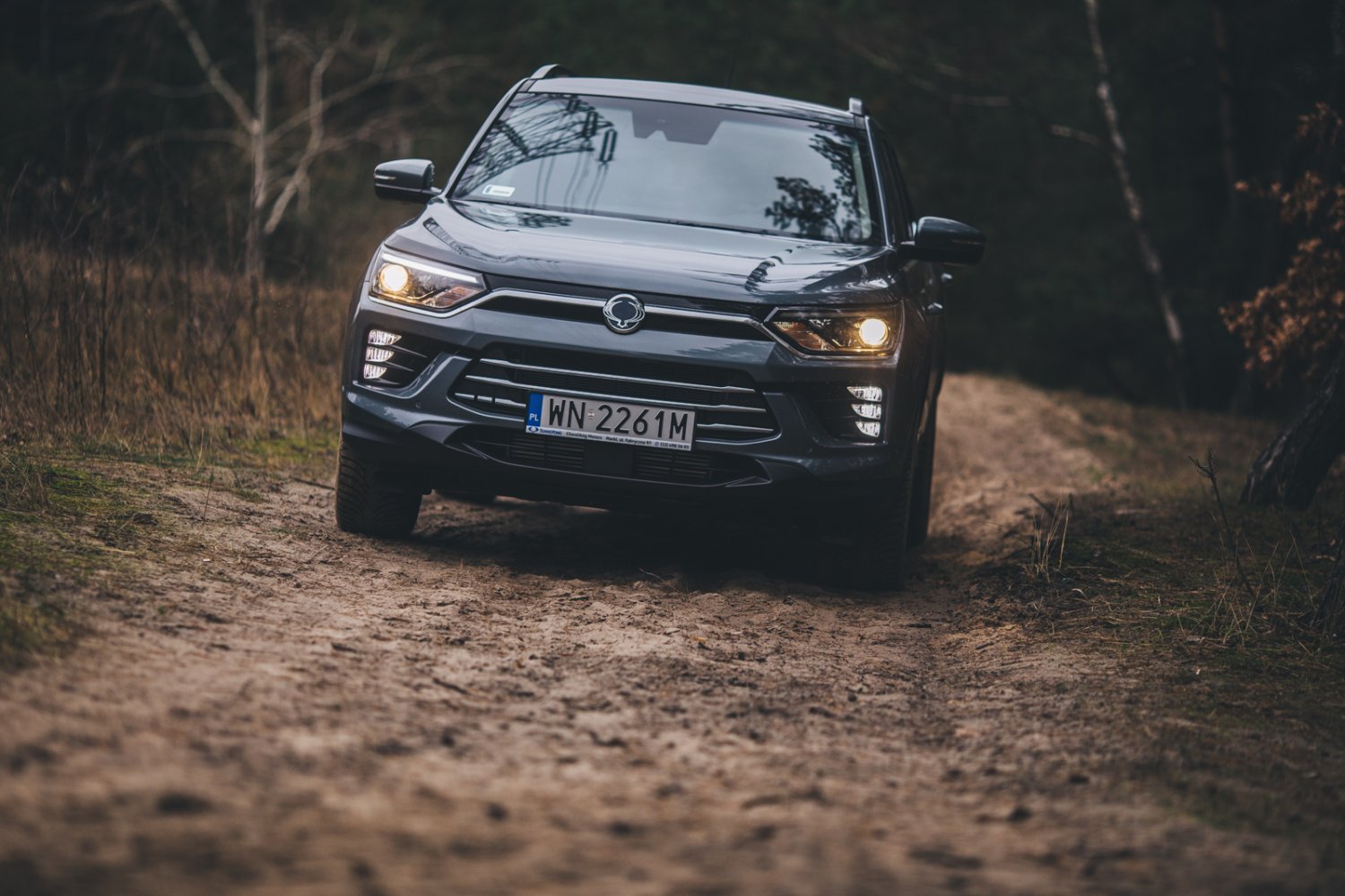 SsangYong Korando radzi sobie i na asfalcie, i w terenie.