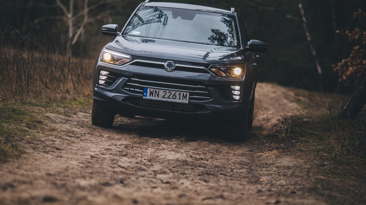 SsangYong Korando radzi sobie i na asfalcie, i w terenie.