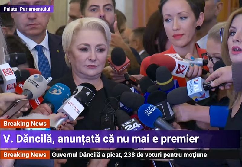 W Rumunii upadł rząd premier Vioricy Dancili.