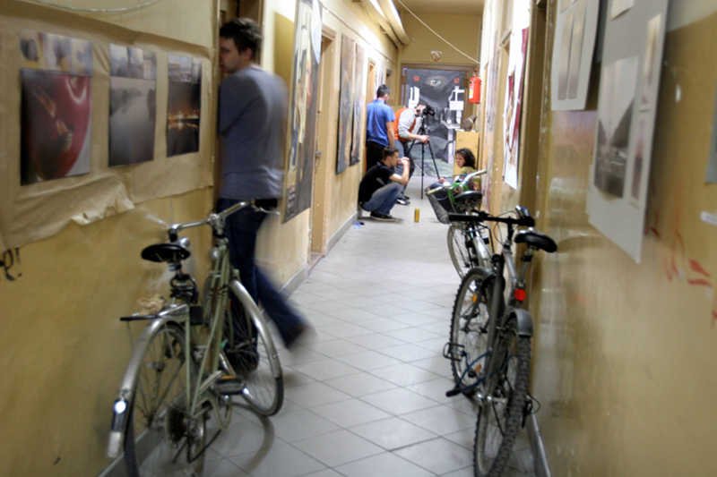 Korytarz jednego z akademików.