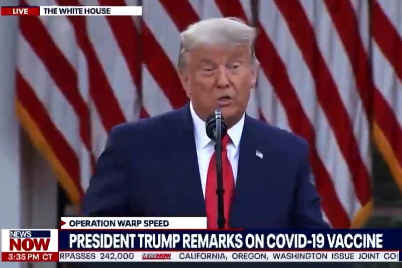 Donald Trump prawie przyznał się, że wie, że przegrał.