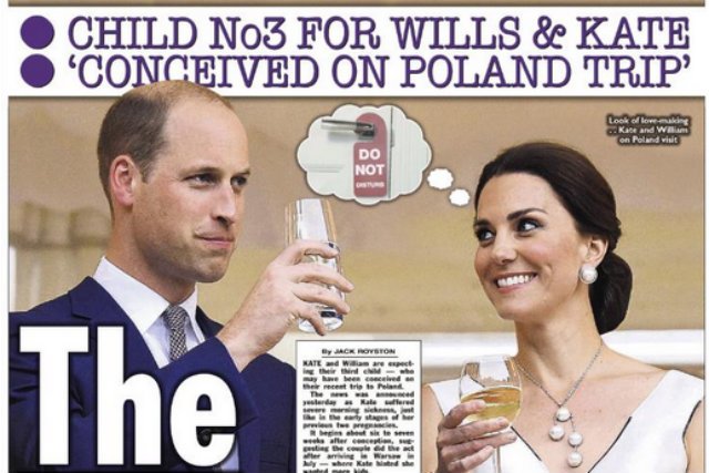 Dziecko pary książęcej mogło zostać poczęte w Polsce, spekulują brytyjskie tabloidy.