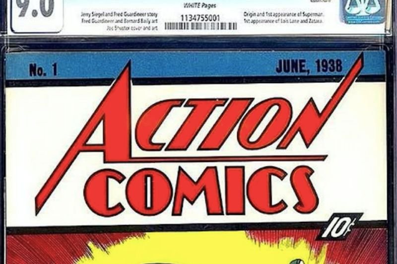 Komiks z Supermanem sprzedano za ponad 3,25 mln dolarów.