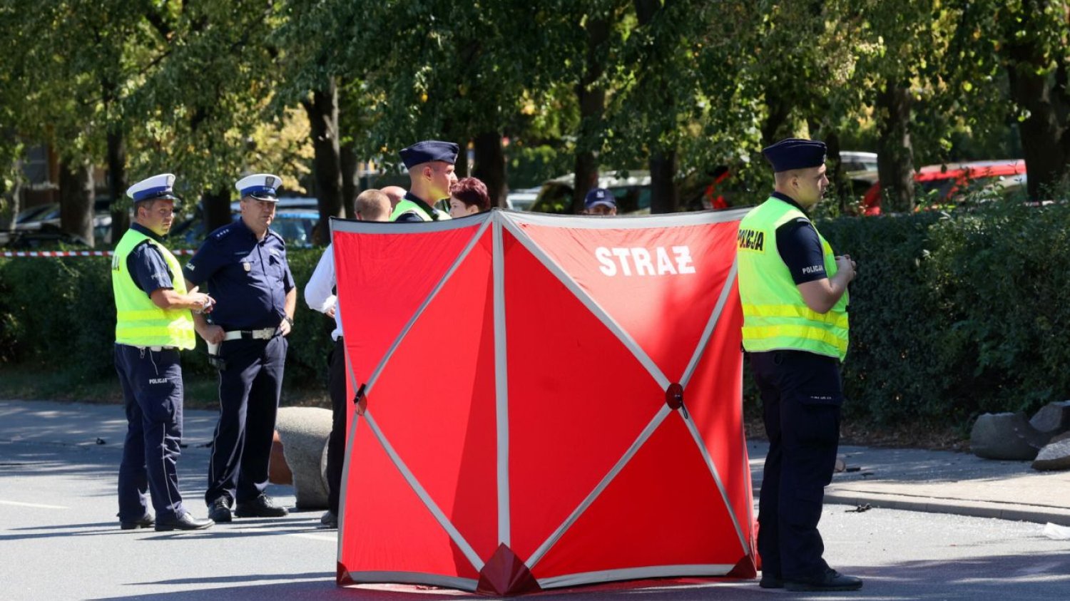 Wypadek na Woronicza w Warszawie