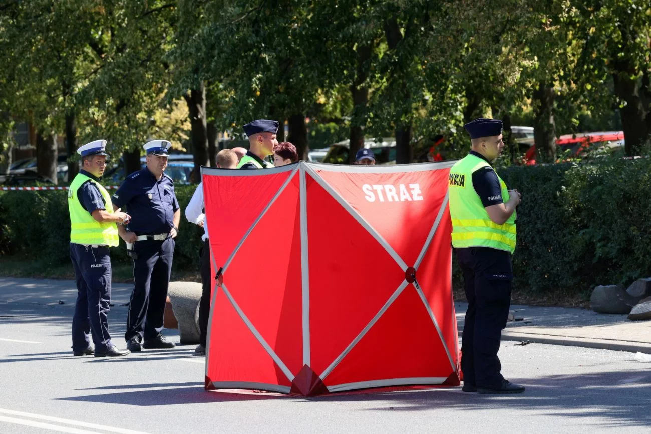 Wypadek na Woronicza w Warszawie
