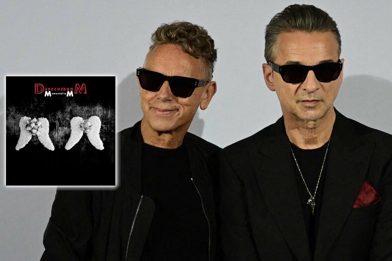 Gitarzysta i tekściarz Martin Gore oraz wokalista Dave Gahan z Depeche Mode