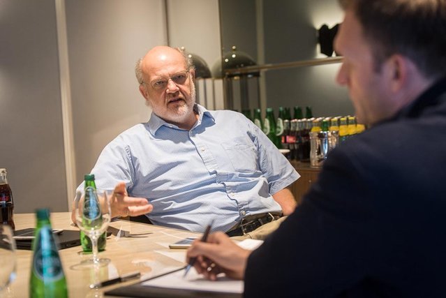 Peter Hortensius – wiceprezes Lenovo podczas wywiadu z Tomaszem Machałą