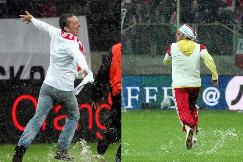 Kibice na Stadionie Narodowym