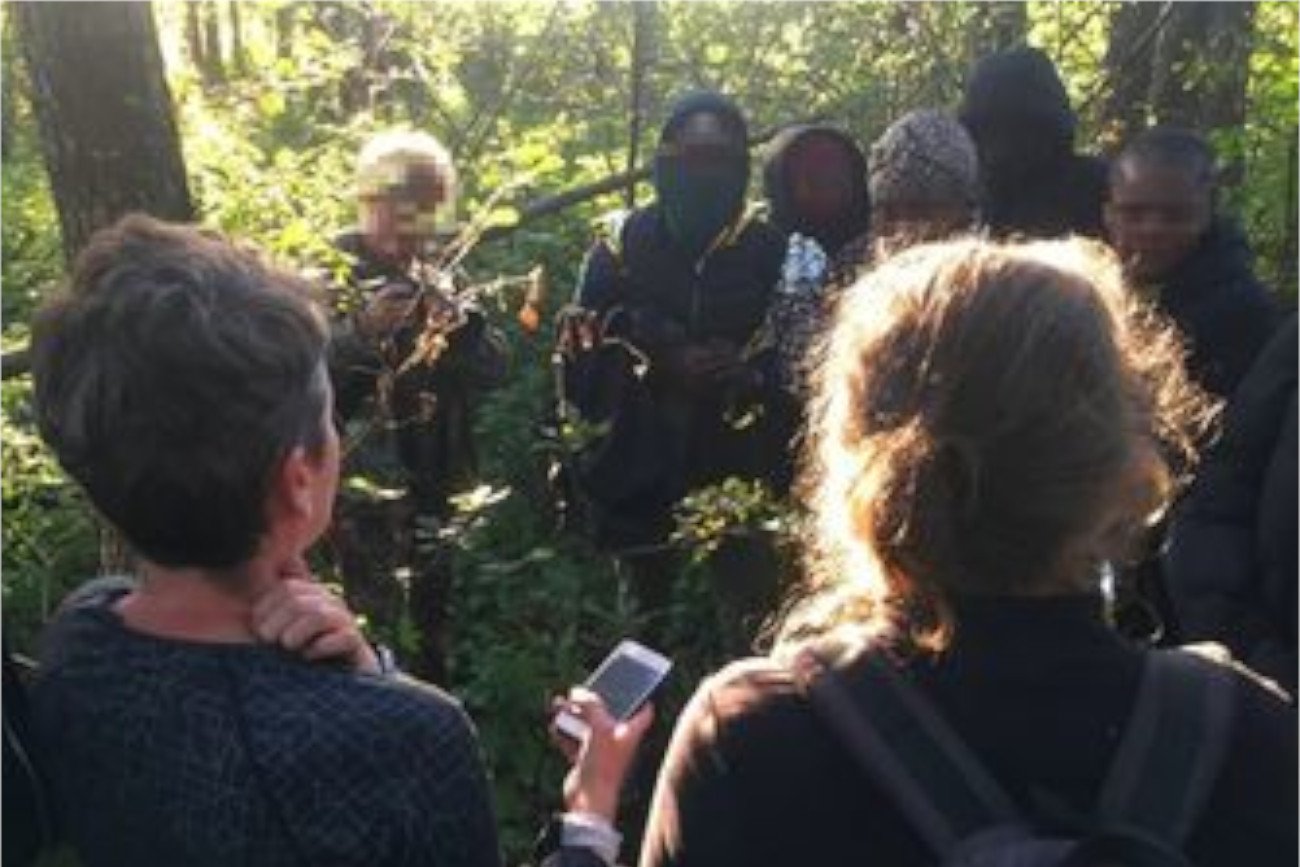 SG zatrzymała migrantów z Konga i Kamerunu. Chcieli ubiegać się o azyl w Polsce.